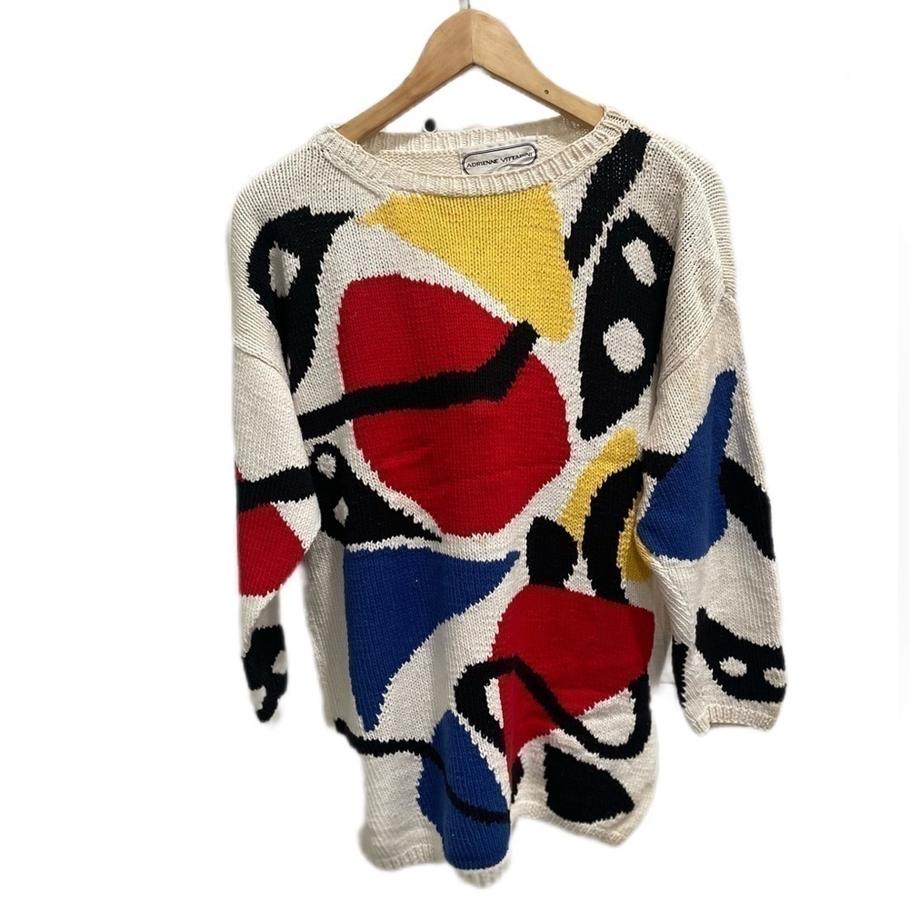 Adrienne Cittadini - M medium - rare vintage pattern sweater -